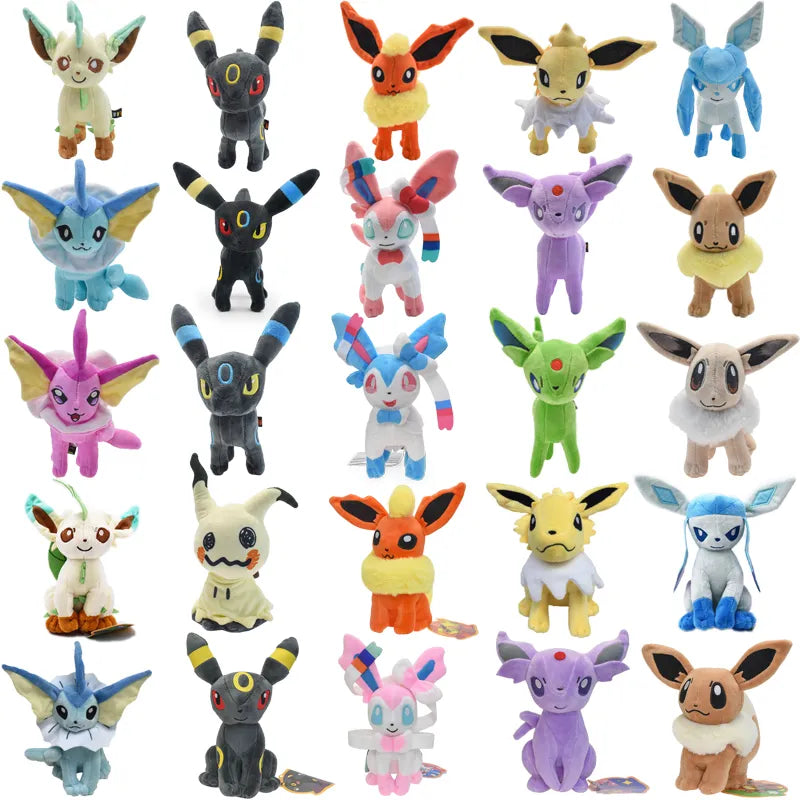 Pokemon Eevee & Evolution Plush Toys