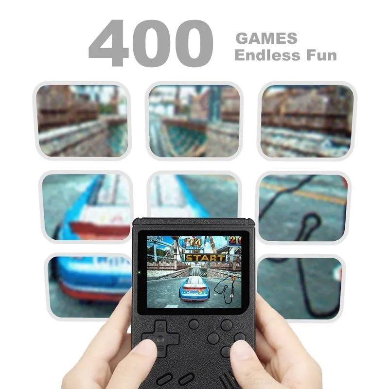 Retro Portable Mini Handheld Video Game Console 8-Bit 3.0 Inch Color LCD Built-in 400 games