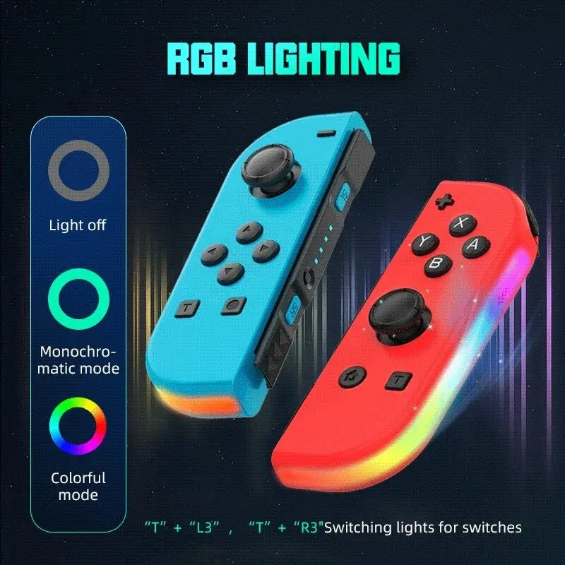 Joy-Cons with RGB for Nintendo Switch/Lite/OLED and PC