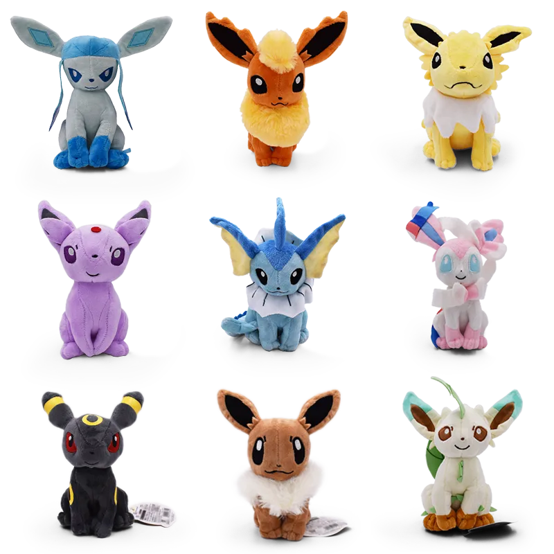 Pokemon Eevee & Evolution Plush Toys