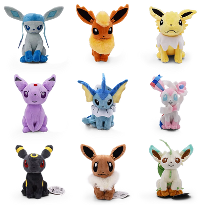 Pokemon Eevee & Evolution Plush Toys